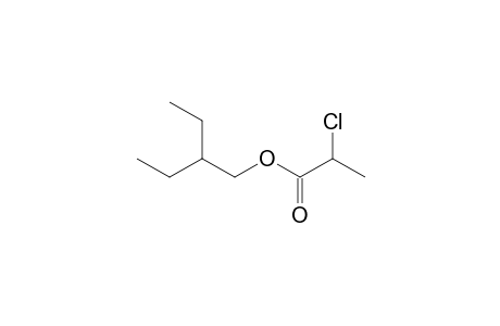 2-chloropropionic acid, 2-ethylbutyl ester