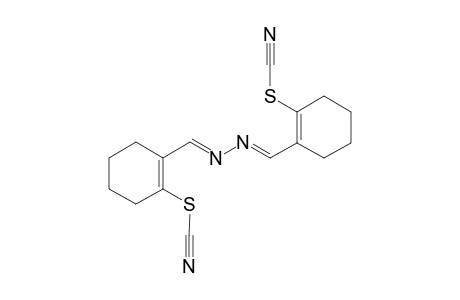 (E,E)-N,N'-Bis(2-thiocyanato-1-cyclohexenecarbaldehyde)hydrazine