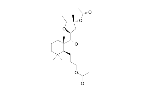 (9R,11S,14Rs)-8,13-diacetoxy-11,14-epoxy-17-nor-8,9-secolabdan-9-ol