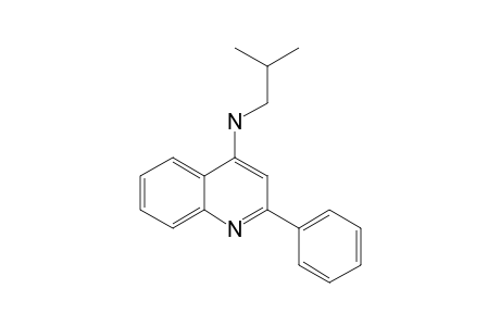 N-[2-Methylpropyl]-2-phenyl-4-quinolinamine