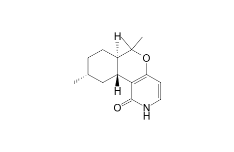 (6a.alpha.,9.alpha.,10a.beta.)-2,6,6a,7,8,9,10,10a-Octahydro-6,6,9-trimethyl-1H-[2]benzopyrano[4,3-c]pyridin-1-one