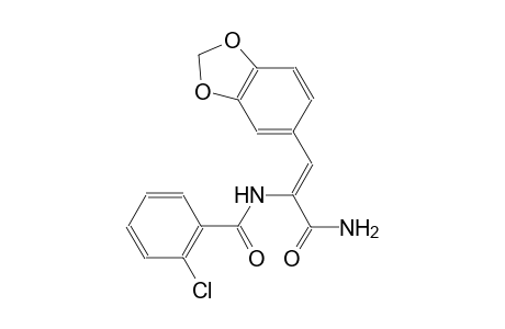 N-[(Z)-1-(aminocarbonyl)-2-(1,3-benzodioxol-5-yl)ethenyl]-2-chlorobenzamide