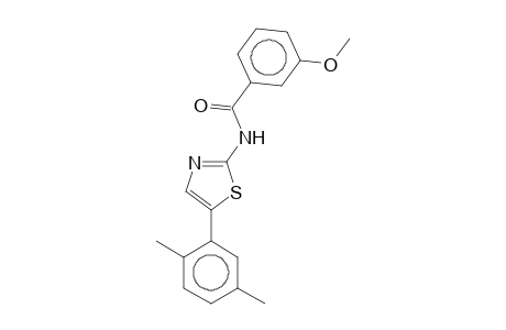 N-[5-(2,5-Dimethylphenyl)-1,3-thiazol-2-yl]-3-methoxybenzamide