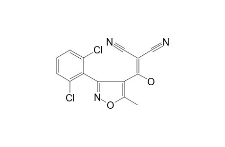 2-[[3-(2,6-Dichlorophenyl)-5-methyl-1,2-oxazol-4-yl]-hydroxymethylidene]propanedinitrile