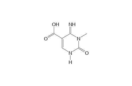 4-imino-3-methyl-2-oxo-1,2,3,4-tetrahydro-5-pyrimidinecarboxylic acid