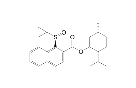 (1R)-Menthyl (R)-1-(tert-butylsulfinyl)naphthalene-2-carboxylate