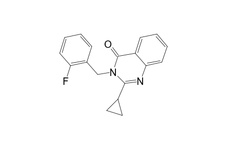 2-Cyclopropyl-3-(2-fluorobenzyl)-3H-quinazolin-4-one