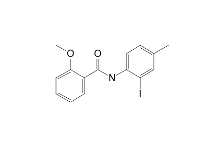 Benzamide, N-(2-iodo-4-methylphenyl)-2-methoxy-