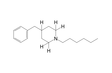 4-benzyl-1-hexylpiperidine
