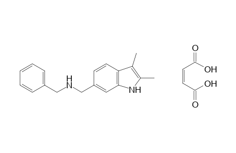 6-[(benzylamino)methyl]-2,3-dimethylindole, maleate