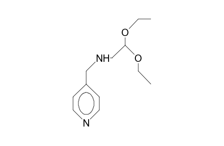 [(4-pyridylmethyl)amino]acetaldehyde, diethyl ester