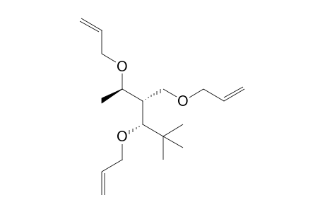 bis(Allyl) 3'-[(allyloxy)methyl]-5',5'-dimethylhexane-2',4'-diyl diether