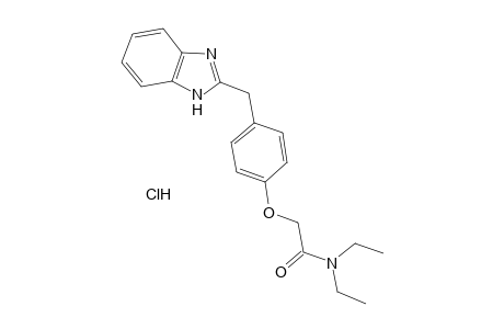 2-{[a-(2-benzimidazolyl)-p-tolyl]oxy}-N,N-diethylacetamide, monohydrochloride