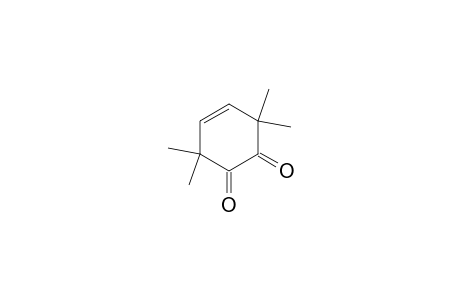 4-Cyclohexene-1,2-dione, 3,3,6,6-tetramethyl-