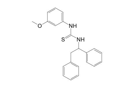 1-(1,2-diphenylethyl)-3-(m-methoxyphenyl)-2-thiourea