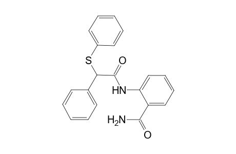 2-{[Phenyl(phenylsulfanyl)acetyl]amino}benzamide