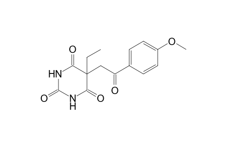 5-Ethyl-5-(p-methoxyphenacyl)barbituric acid