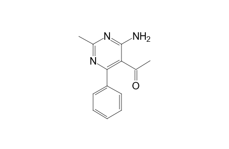 1-(4-amino-2-methyl-6-phenyl-5-pyrimidinyl)ethanone
