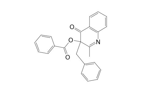 3-(Benzoyloxy)-3-benzyl-2-methyl-4-quinolinone