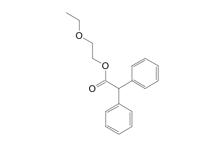 diphenylacetic acid, 2-ethoxyethyl ester