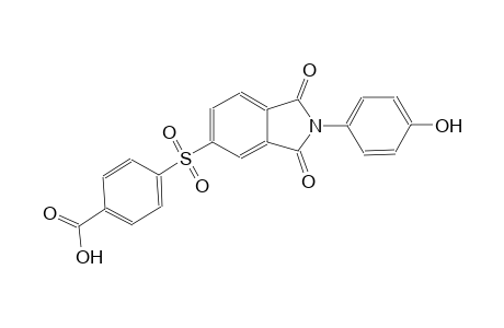 benzoic acid, 4-[[2,3-dihydro-2-(4-hydroxyphenyl)-1,3-dioxo-1H-isoindol-5-yl]sulfonyl]-