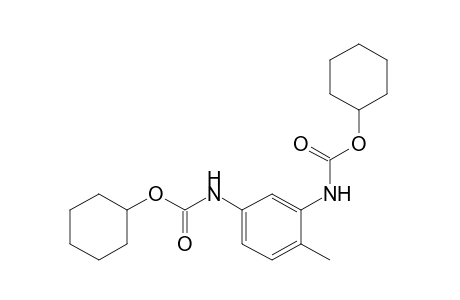 (4-methyl-m-phenylene)dicarbamic acid, dicyclohexyl ester