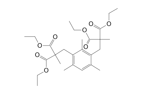 [(2,4,6-trimethyl-m-phenylene)dimethylene]bis[methylmalonic acid], tetraethyl ester