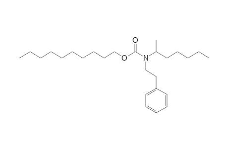 Carbonic acid, monoamide, N-(2-phenylethyl)-N-(2-heptyl)-, decyl ester