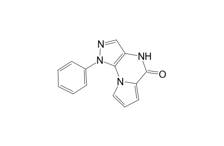 5-Oxo-1-phenyl-pyrazolo(4,3-E)pyrrolo(1,2-A)pyrazine