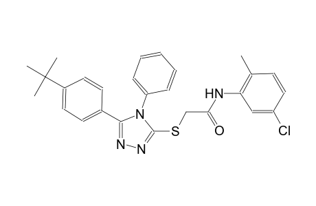 acetamide, N-(5-chloro-2-methylphenyl)-2-[[5-[4-(1,1-dimethylethyl)phenyl]-4-phenyl-4H-1,2,4-triazol-3-yl]thio]-