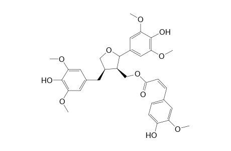 (+)-9'-O-(Z)-Feruloyl-5,5'-dimethoxylariciresinol