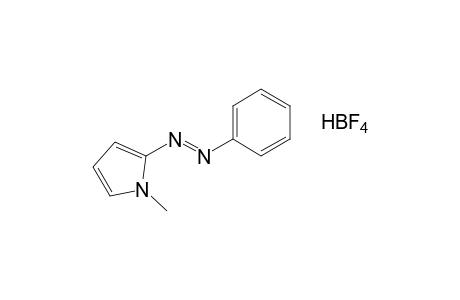 hydrogen tetrafluoroborate(1-), compound with 1-methyl-2-(phenylazo)pyrrole(1:1)