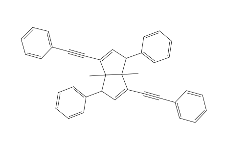 1,5-Dimethyl-4,8-diphenyl-2,6-bis(phenylethynyl) bicyclo[3.3.0]octa-2,6-diene