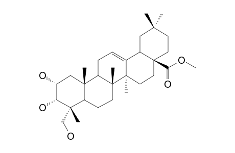 Methyl-2.alpha.,3.alpha.,23-trihydroxy-olean-12-en-28-oate