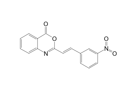 2-[(E)-2-(3-nitrophenyl)ethenyl]-3,1-benzoxazin-4-one