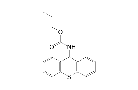 thioxanthene-9-carramic acid, propyl ester