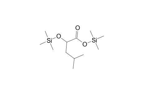 Pentanoic acid, 4-methyl-2-[(trimethylsilyl)oxy]-, trimethylsilyl ester