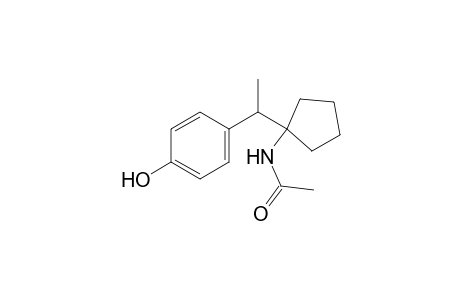 N-{1-[1-(4-Hydroxyphenyl)etyl]cyclopentyl}acetamide