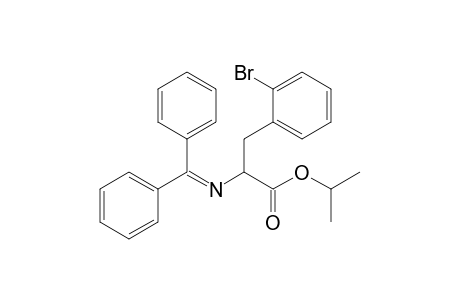 Isopropyl 3-(2-bromophenyl)-2-((diphenylmethylene)amino)propanoate