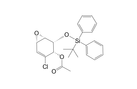(1S,2S,3S,6S)-4-Chloro-2-{[(1',1'-dimethylethyl)diphenylsilyl]oxy}-3-acetoxy-7-oxabicyclo[4.1.0]hept-ene
