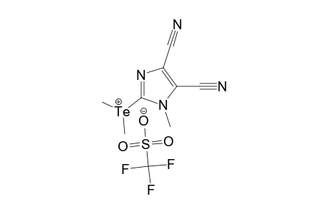 [4,5-dicyano-1-methyl-1H-imidazol-2-yl] dimethyltelluronium-trifluoromethanesulphonate