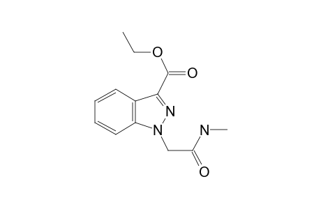 Ethyl 1-[(methylcarbamoyl)methyl]indazole-3-carboxylate