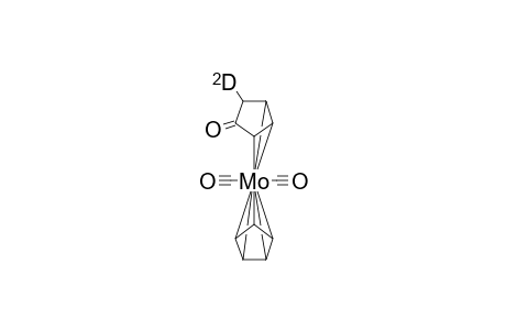 (.eta.5-Cyclopentadienyl)dicarbonyl(.eta.-(2,3,4)-5-deuterio-2-cyclopenten-1-on-4-yl)molybdenum