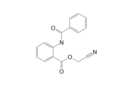 2-Benzamidobenzoic acid cyanomethyl ester