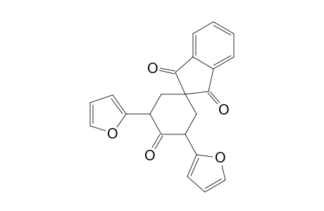 trans-3,5-di(2-furyl)-spiro[cyclohexane-1,2'-indane]-1',3',4-trione