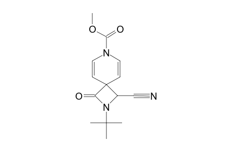 2-TERT.-BUTYL-1-CYANO-3-OXO-2,7-DIAZASPIRO-[3.5]-NONA-5,8-DIENE-7-CARBOXYLIC-ACID-METHYLESTER