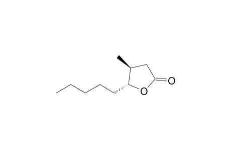 (4S,5R)-4-methyl-5-pentyl-2-oxolanone