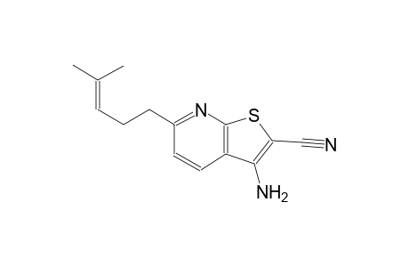 3-amino-6-(4-methyl-3-pentenyl)thieno[2,3-b]pyridine-2-carbonitrile