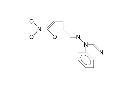 benzimidazol-1-yl-[(5-nitro-2-furyl)methylene]amine