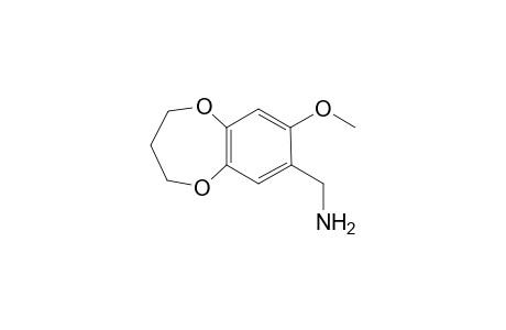 (8-methoxy-3,4-dihydro-2H-1,5-benzodioxepin-7-yl)methanamine
